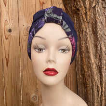 Load image into Gallery viewer, Pull On Fall Floral & Navy Reversible