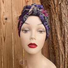 Load image into Gallery viewer, Pull On Fall Floral & Navy Reversible