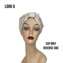 Load image into Gallery viewer, Pull On Flamingo Turban with Tie (wear it 8 different ways!)