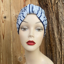 Load image into Gallery viewer, Pull On Navy & Blue Stripe Reversible